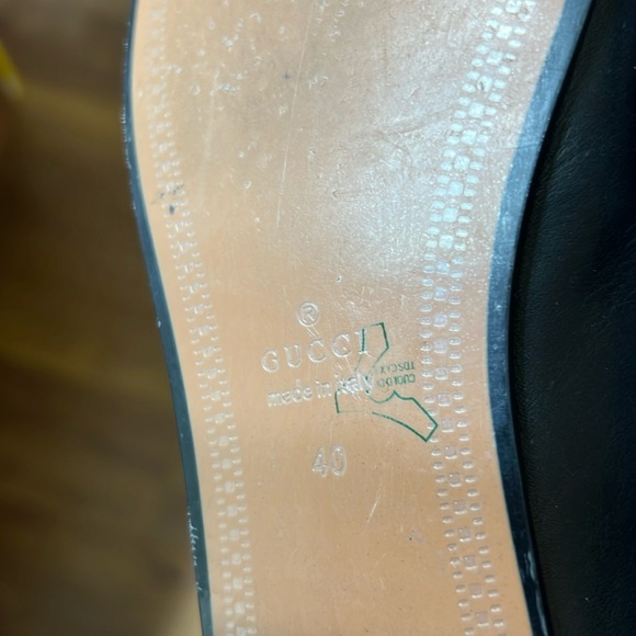 GUCCI Authentic limited edition Leather Angry Cat Horse Bit Jordaan EU 40 US 10 - Picture 8 of 16